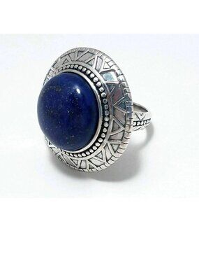 Retired Silpada Lapis Lazuli Sterling Silver Statement Ring